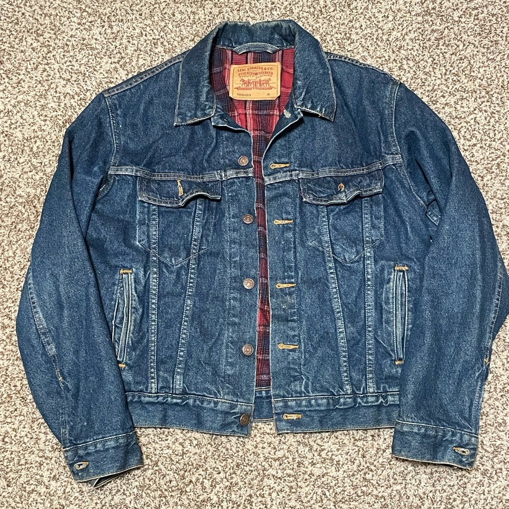 Levi's Blue Denim Trucker Jacket - Men's
